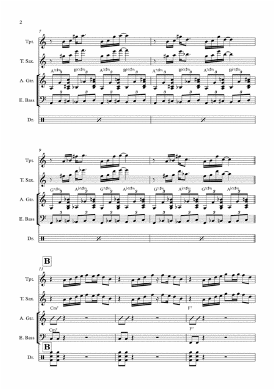 Epistrophy Small Ensemble scores gallery preview page 2