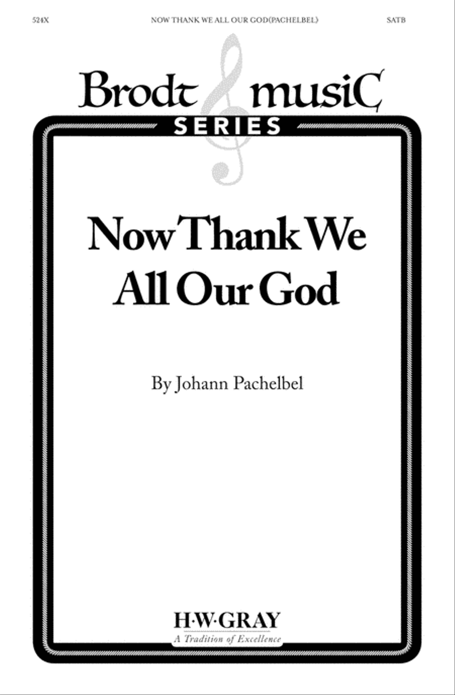 Now Thank We All Our God 4-Part scores gallery preview page 1