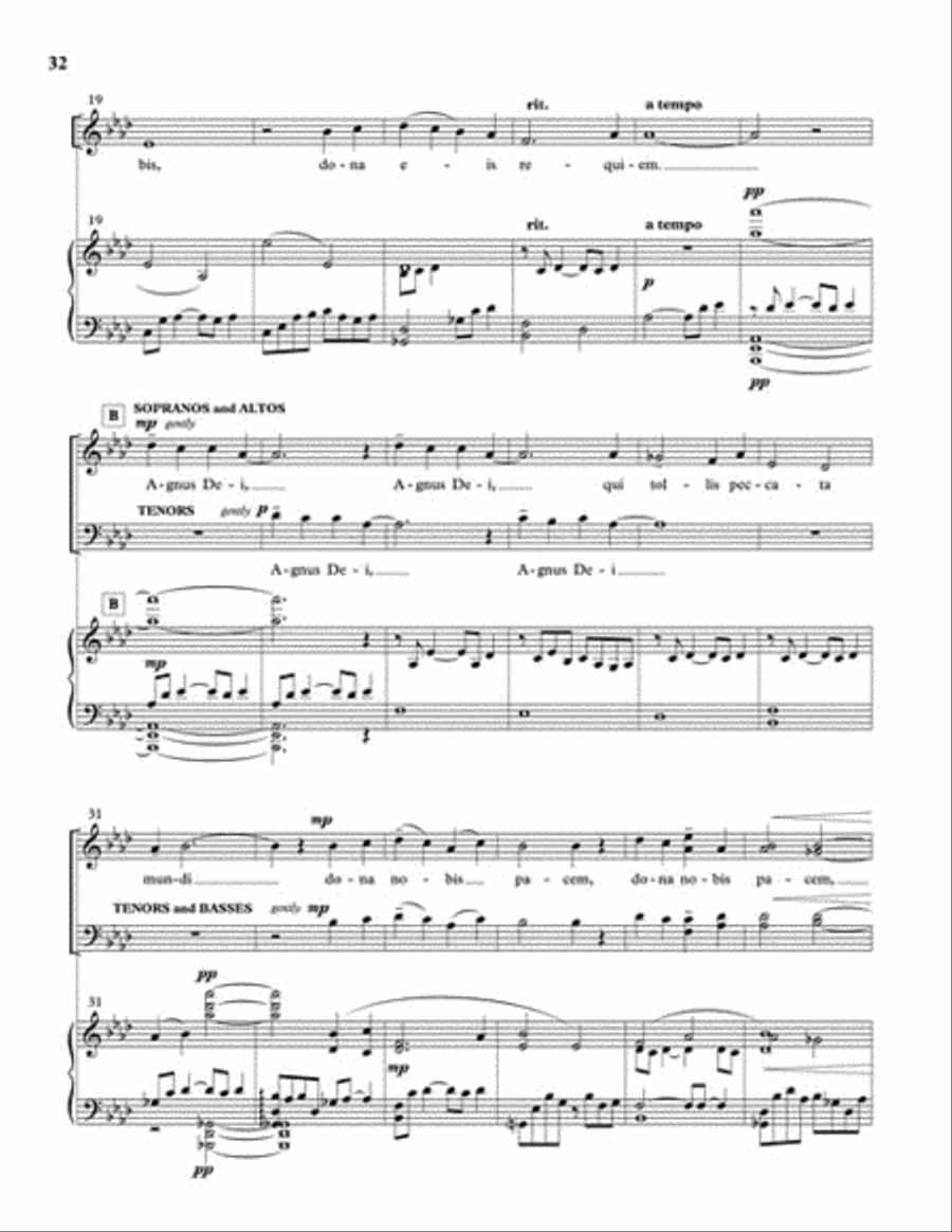 Requiem for the Living 4-Part scores gallery preview page 7