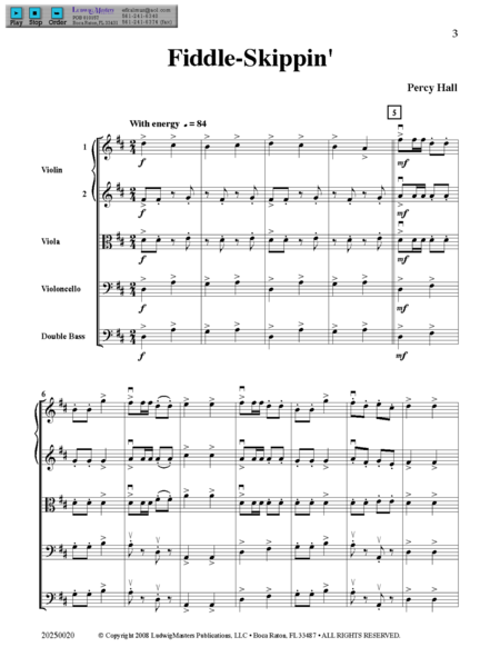 Fiddle-Skippin' - Score & Parts