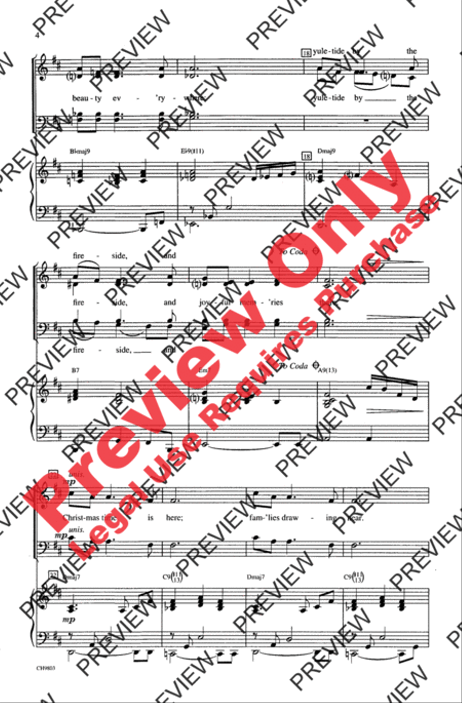 Christmas Time Is Here 4-Part scores gallery preview page 4
