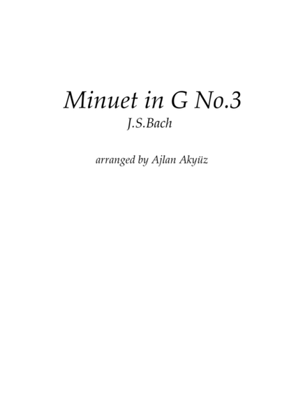 Minuet in G - No.3 from Suzuki image number null