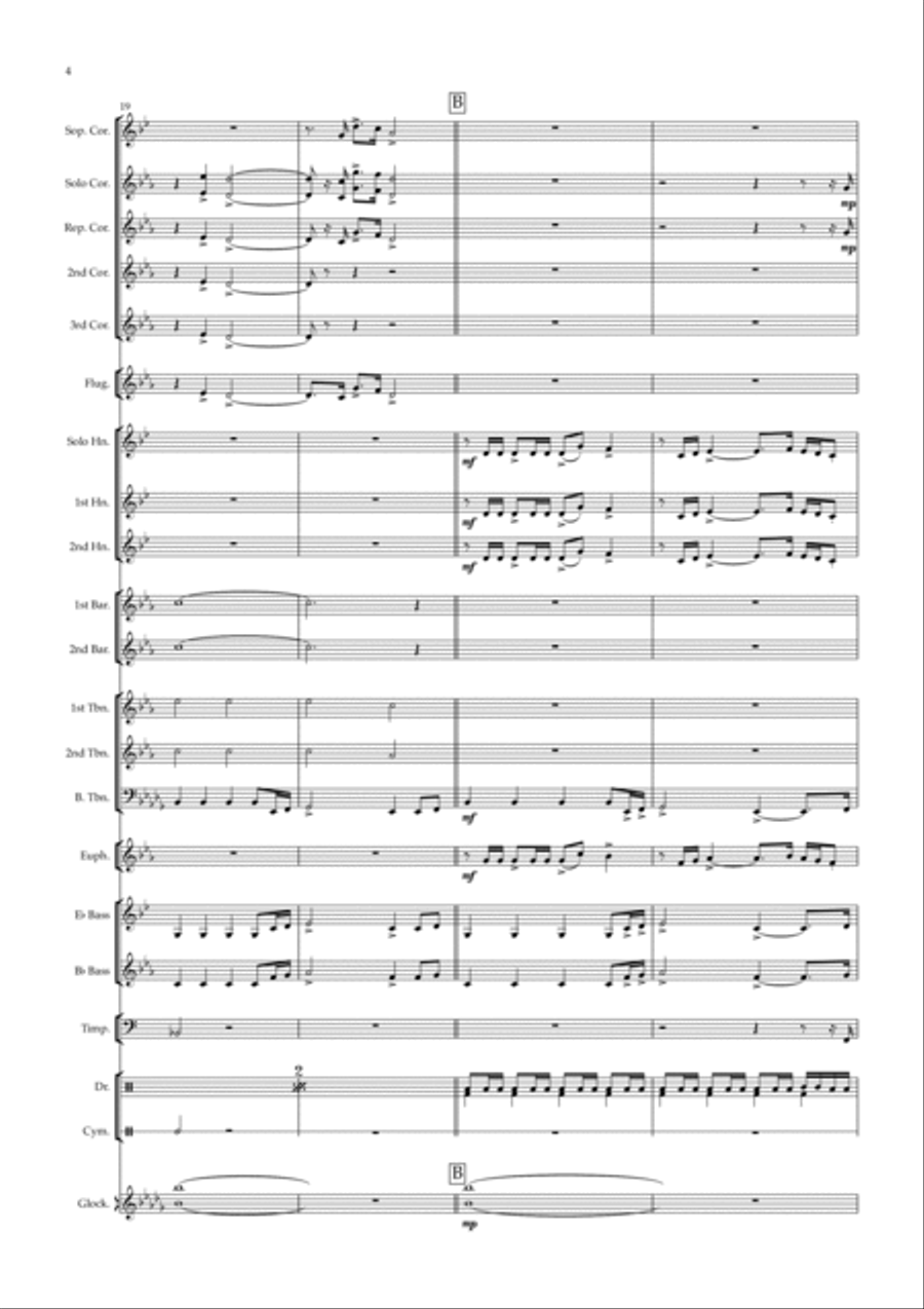 Theme From The Mandalorian Brass Band scores gallery preview page 5