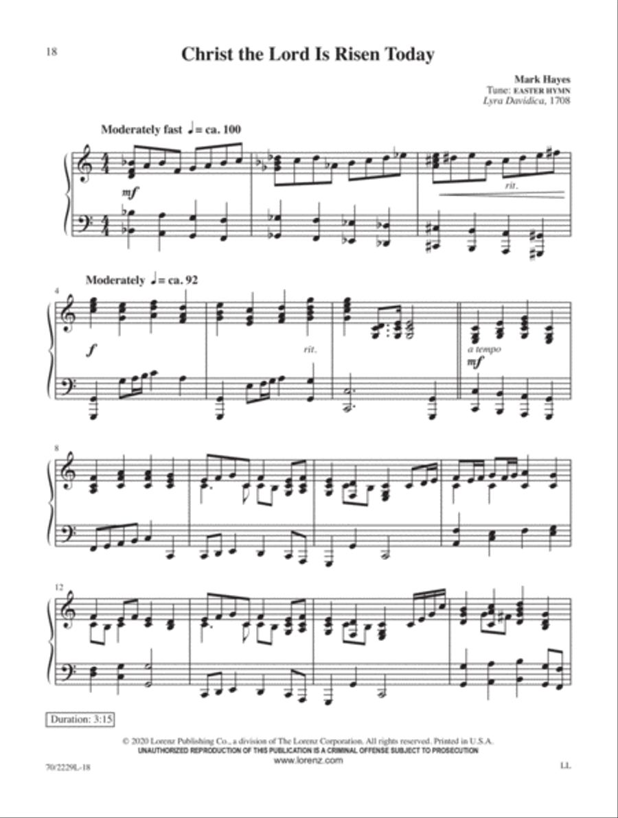 Perfect Postludes Piano Solo scores gallery preview page 6