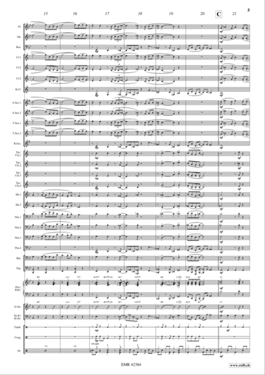 Makin' Whoopee Concert Band scores gallery preview page 5