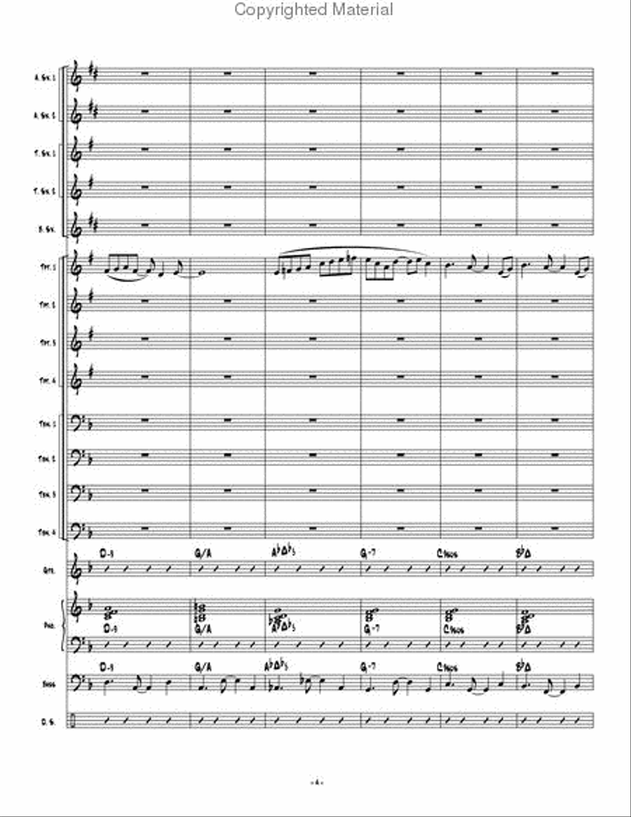 Smoothitude Smoothitude Jazz Ensemble scores gallery preview page 5