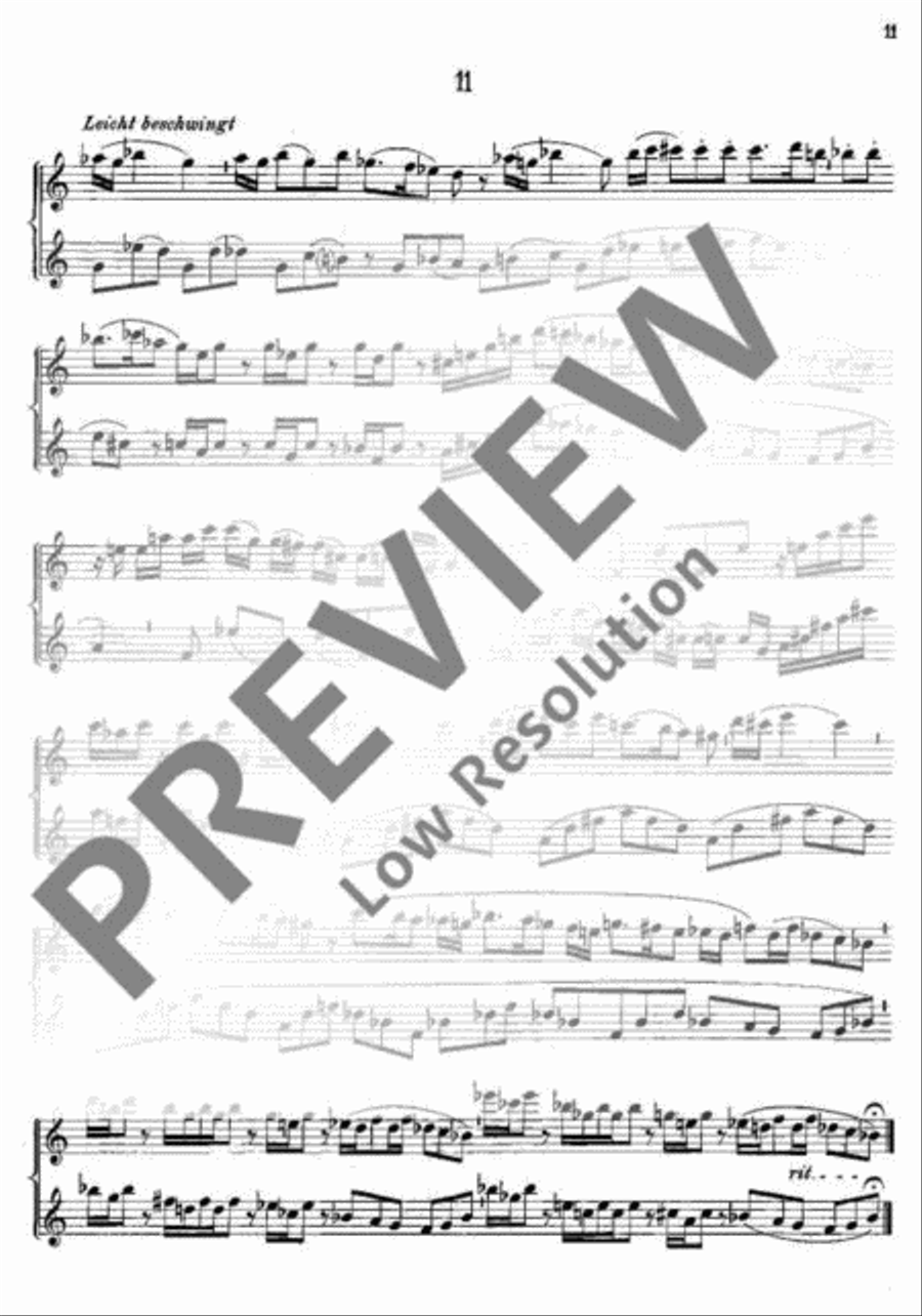 Reihe kleiner Duette Alto Recorder scores gallery preview page 16