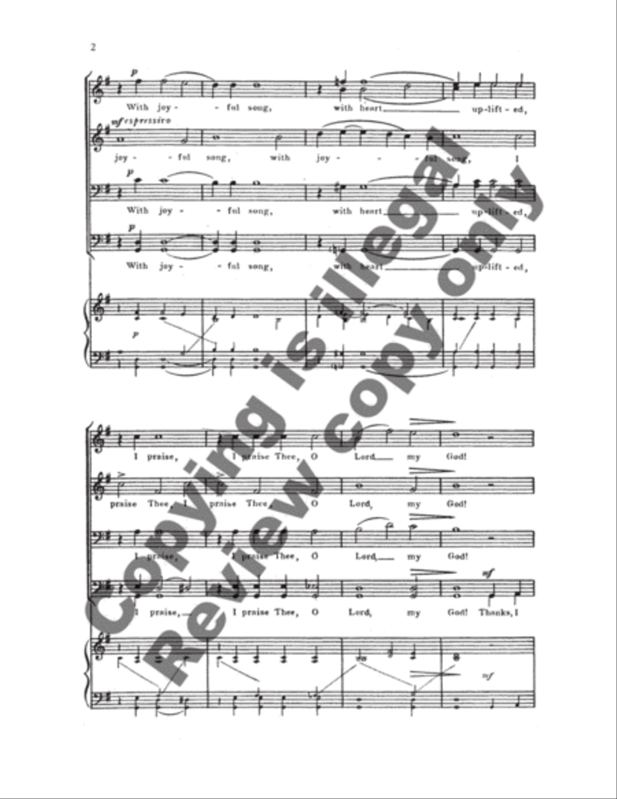 With Heart Uplifted TTBB scores gallery preview page 4