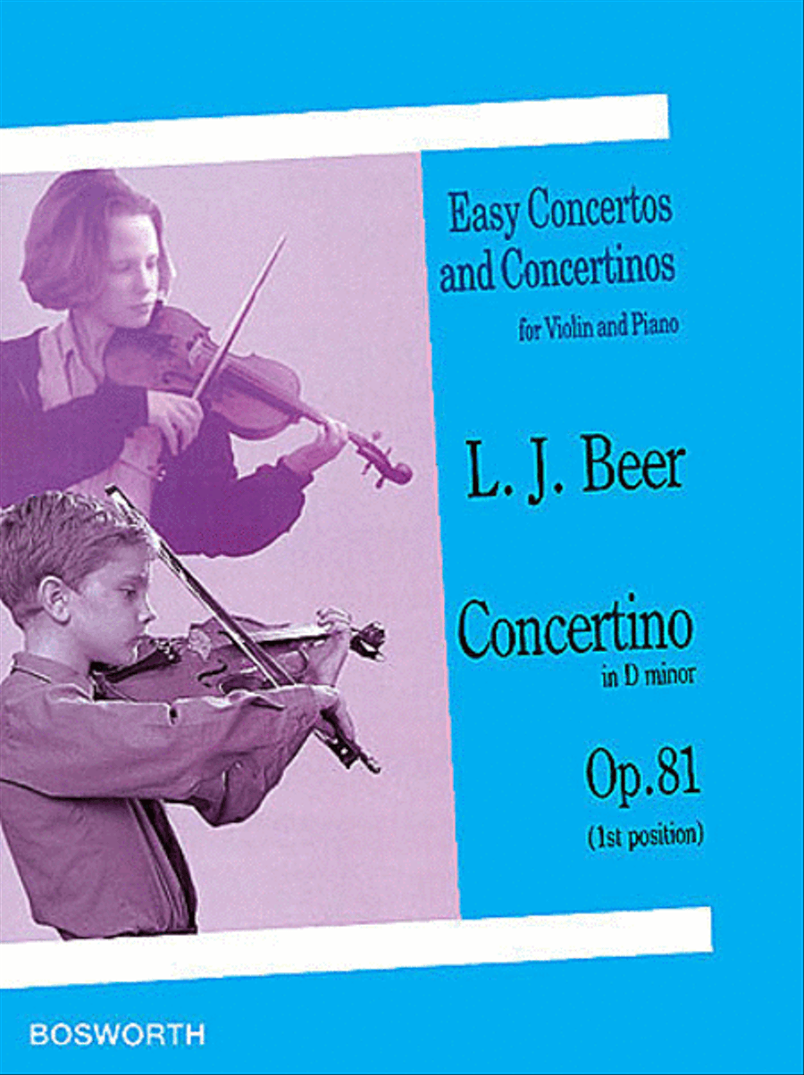 Concertino in D Minor, Op. 81 Violin Solo scores gallery preview page 1