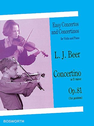 Book cover for Concertino in D Minor, Op. 81