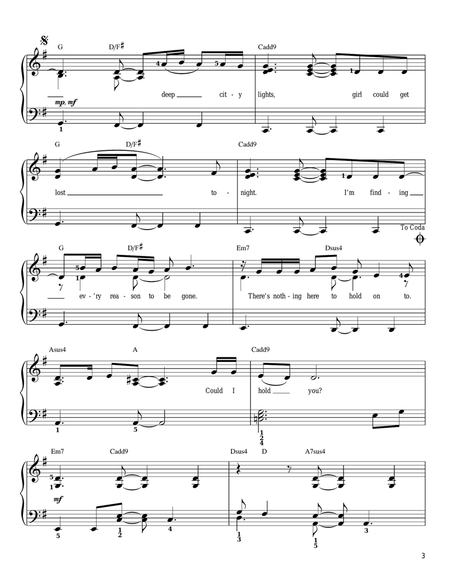 City Easy Piano scores gallery preview page 3
