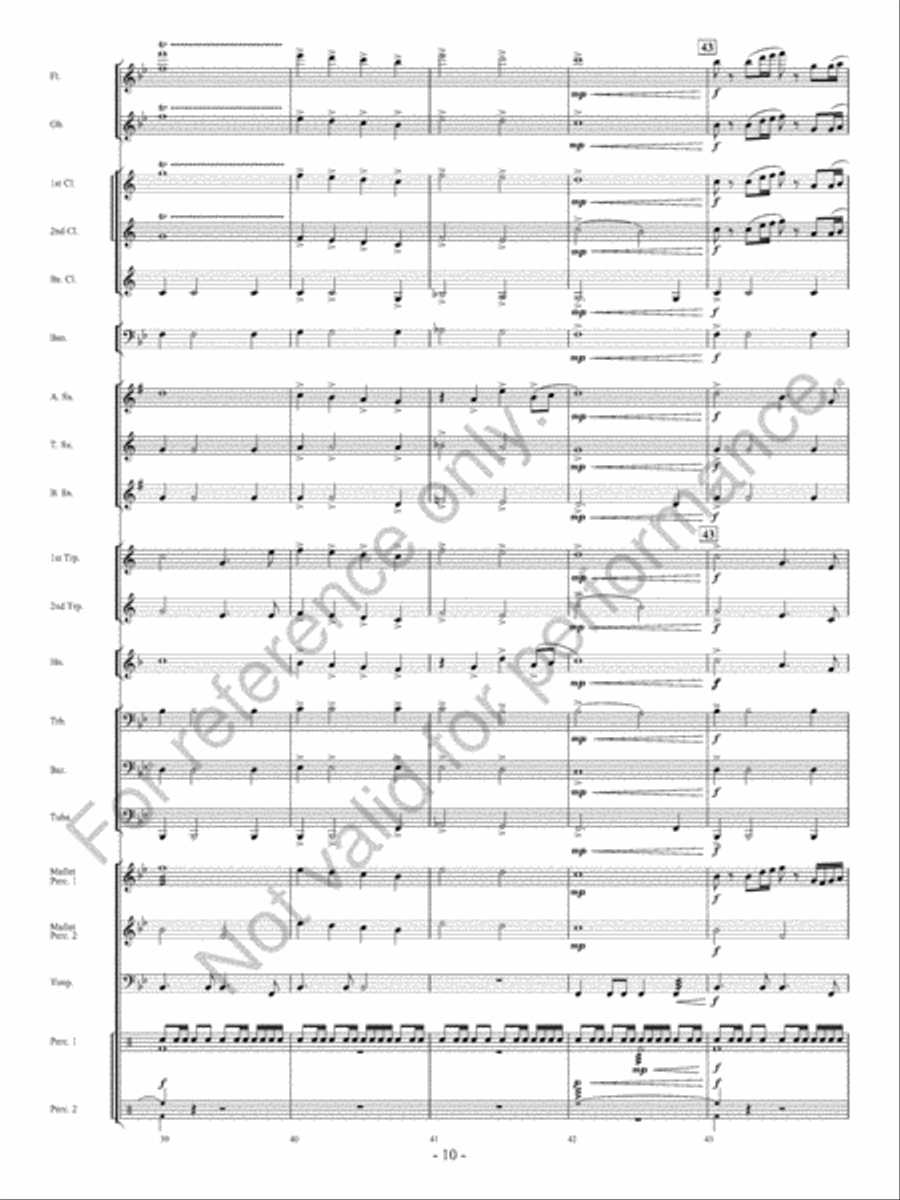Sedona Concert Band scores gallery preview page 11