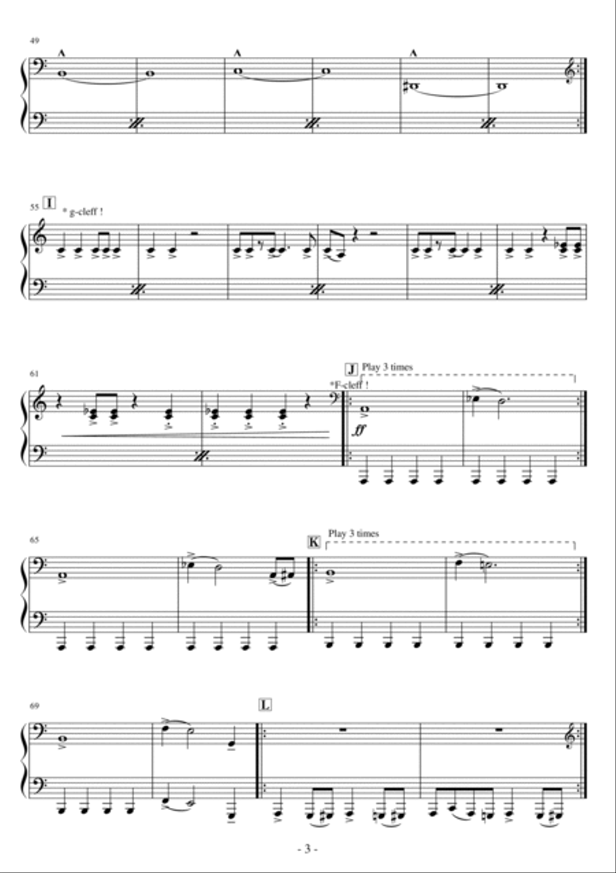 Zero The Hero Zero The Hero Easy Piano scores gallery preview page 3