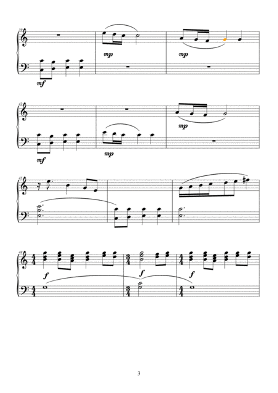 equal opposites (part two) Piano Solo scores gallery preview page 3