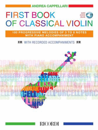 Book cover for First Book of Classical Violin