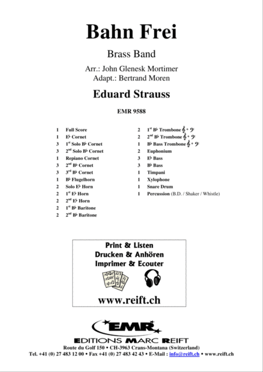 Bahn Frei Bahn Frei Brass Band scores gallery preview page 2