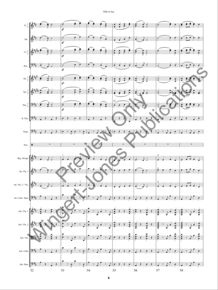 An Ode to Joy Festival Full Orchestra scores gallery preview page 11