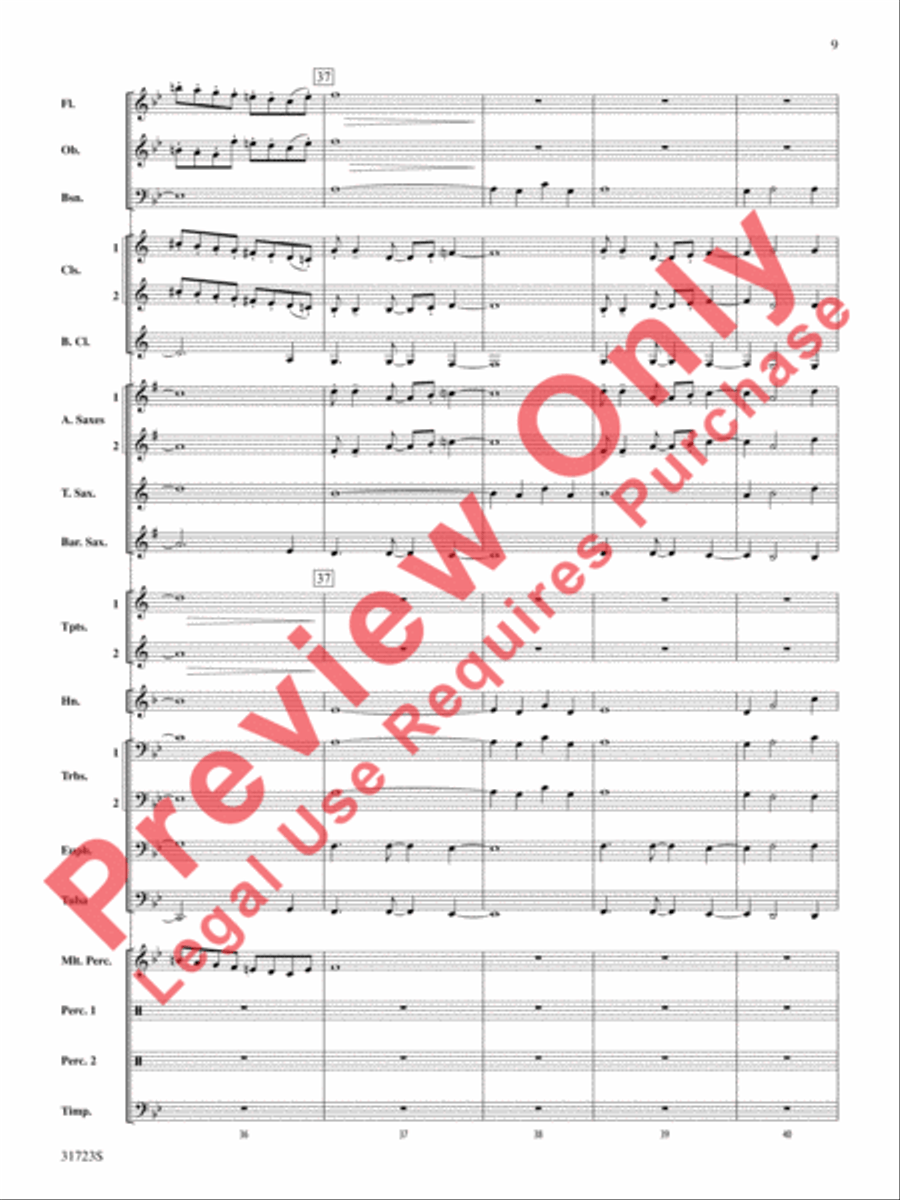 Western Horizons Concert Band scores gallery preview page 10