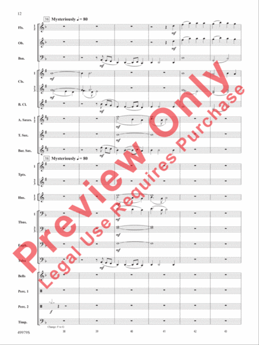 Christmas Is Here! Christmas Is Here! Concert Band scores gallery preview page 13