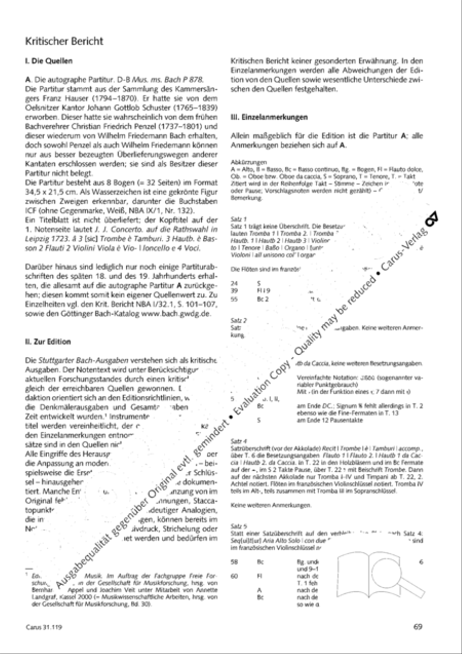 Praise the Lord, O Jerusalem (Preise, Jerusalem, den Herrn) 4-Part scores gallery preview page 70