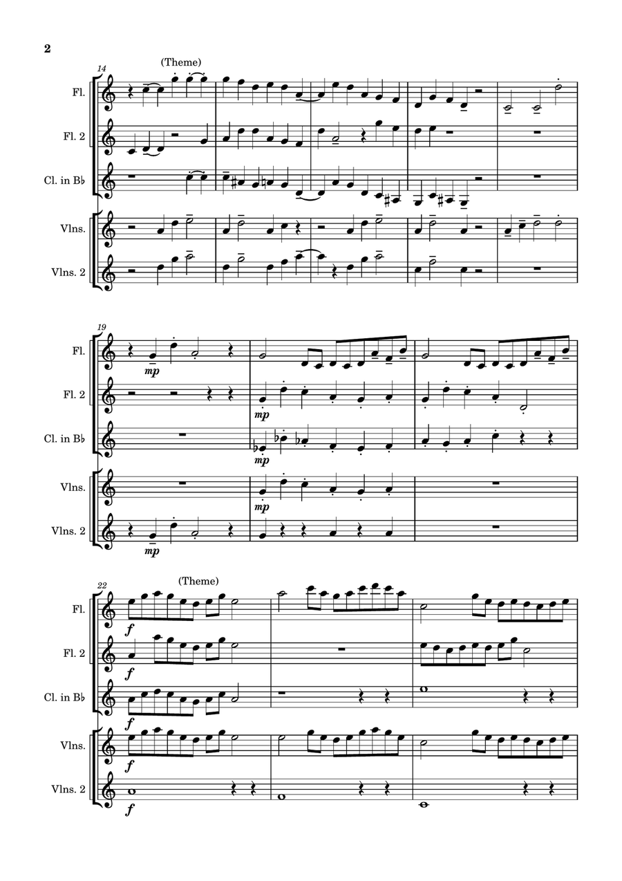 Henry's Court Chamber Orchestra scores gallery preview page 2