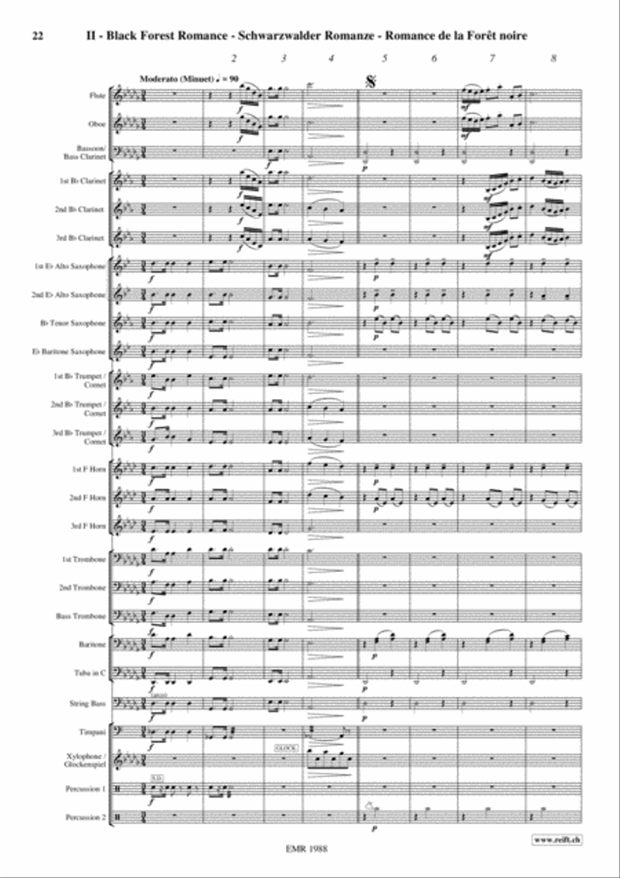 Traveller's Diary Concert Band scores gallery preview page 9