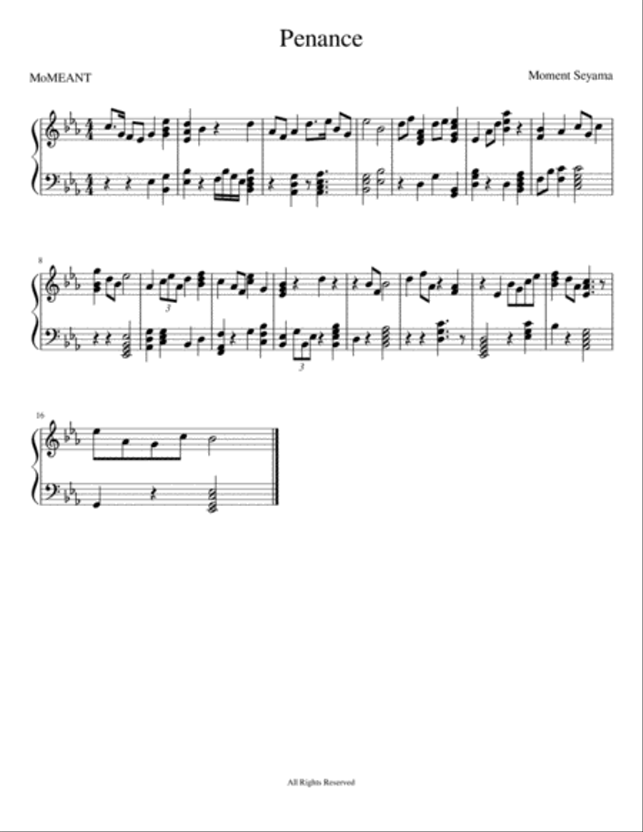 Penance Brass Ensemble scores gallery preview page 1