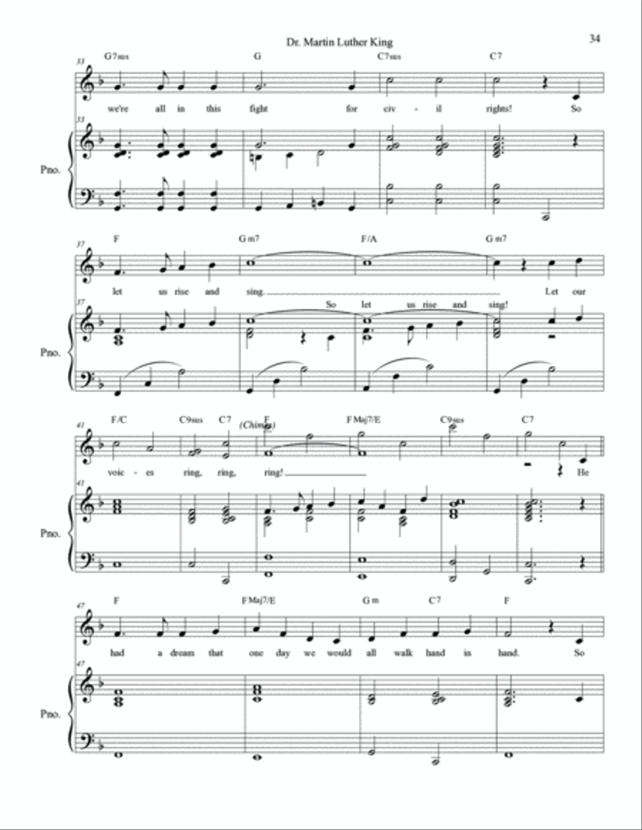 Dr. Martin Luther King Dr. Martin Luther King Choir scores gallery preview page 3