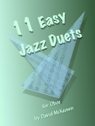 Book cover for 11 Easy Jazz Duets for Oboe