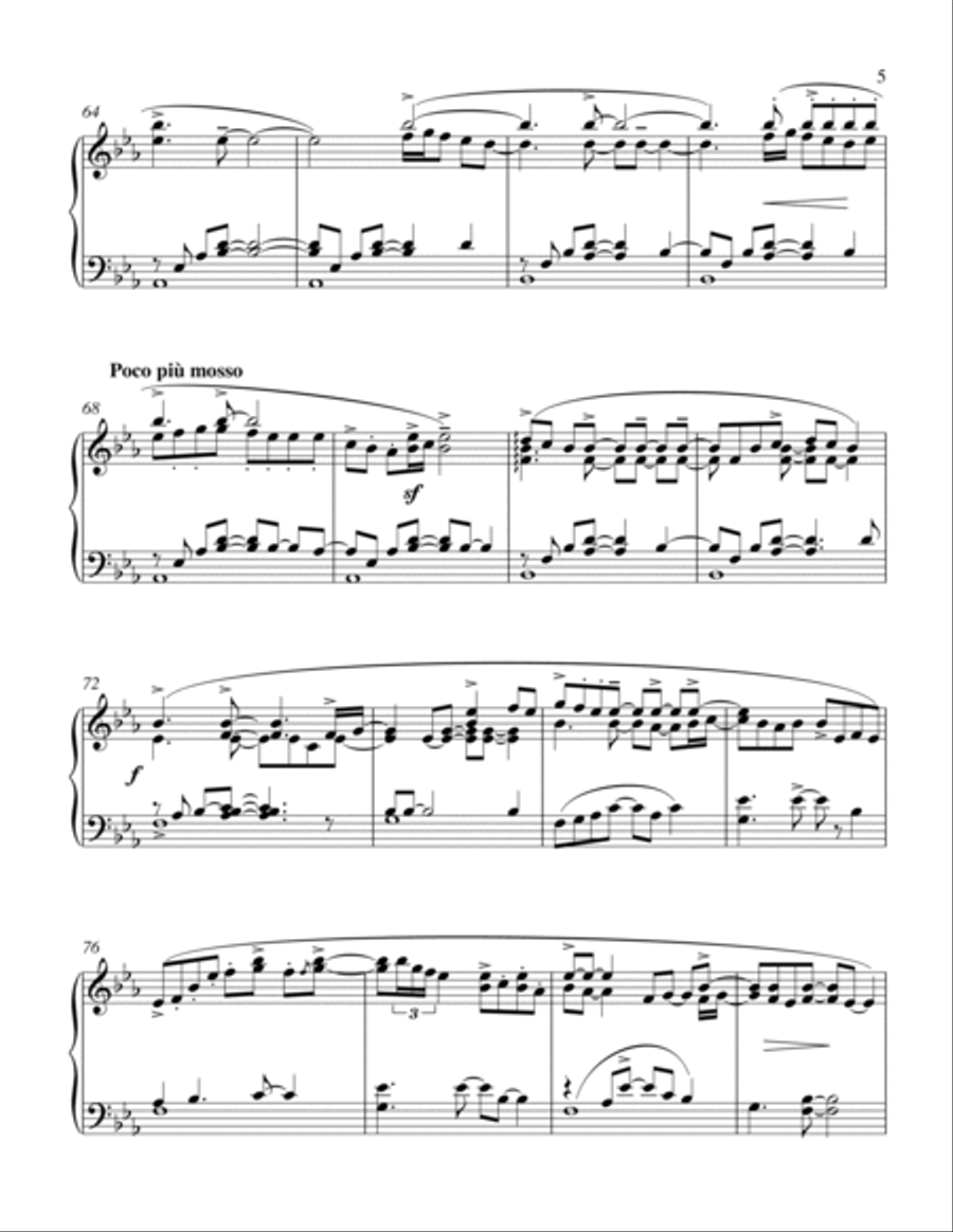 Late October Piano Solo scores gallery preview page 5