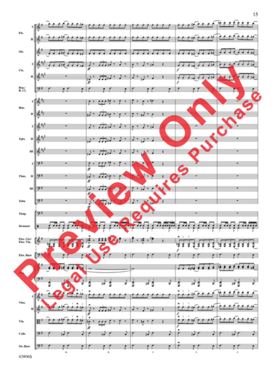 A Mad Russian's Christmas Full Orchestra scores gallery preview page 43