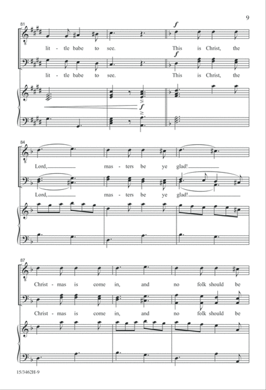 Masters In This Hall Masters In This Hall 3-Part scores gallery preview page 9