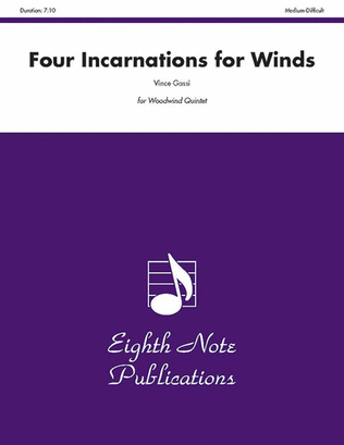 Book cover for Four Incarnations for Winds