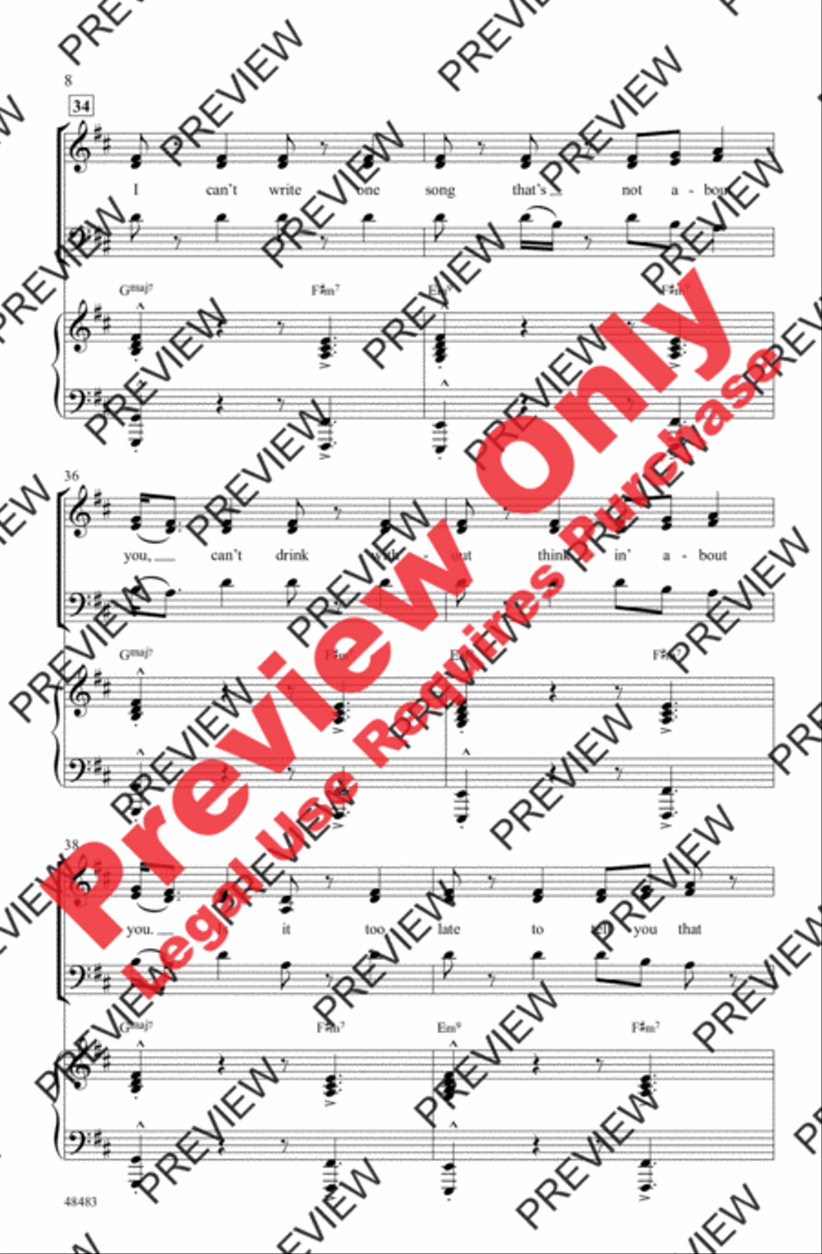 If I Can't Have You If I Can't Have You 3-Part scores gallery preview page 8