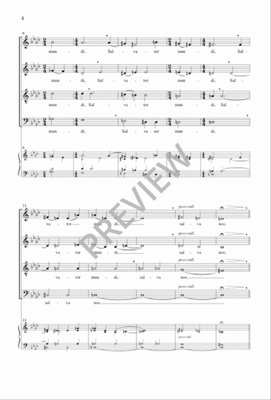 Salvator mundi 4-Part scores gallery preview page 5