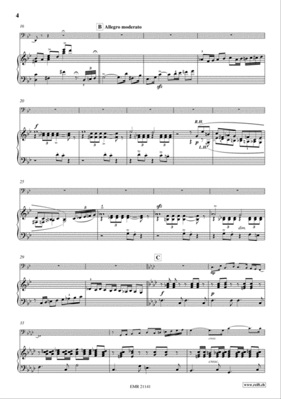 Concerto No. 1 Bass Trombone scores gallery preview page 4