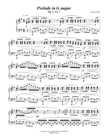 Prelude in G major, Op. 1, No. 3 image number null
