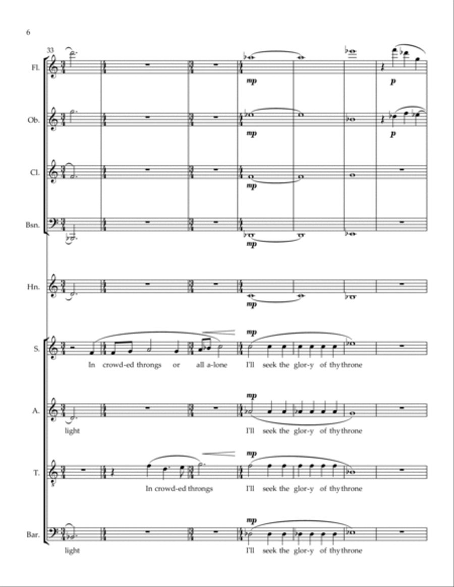 Hymn to the Savior Hymn to the Savior 4-Part scores gallery preview page 6