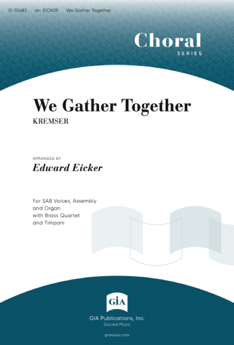 We Gather Together - Full Score and Instrument Parts
