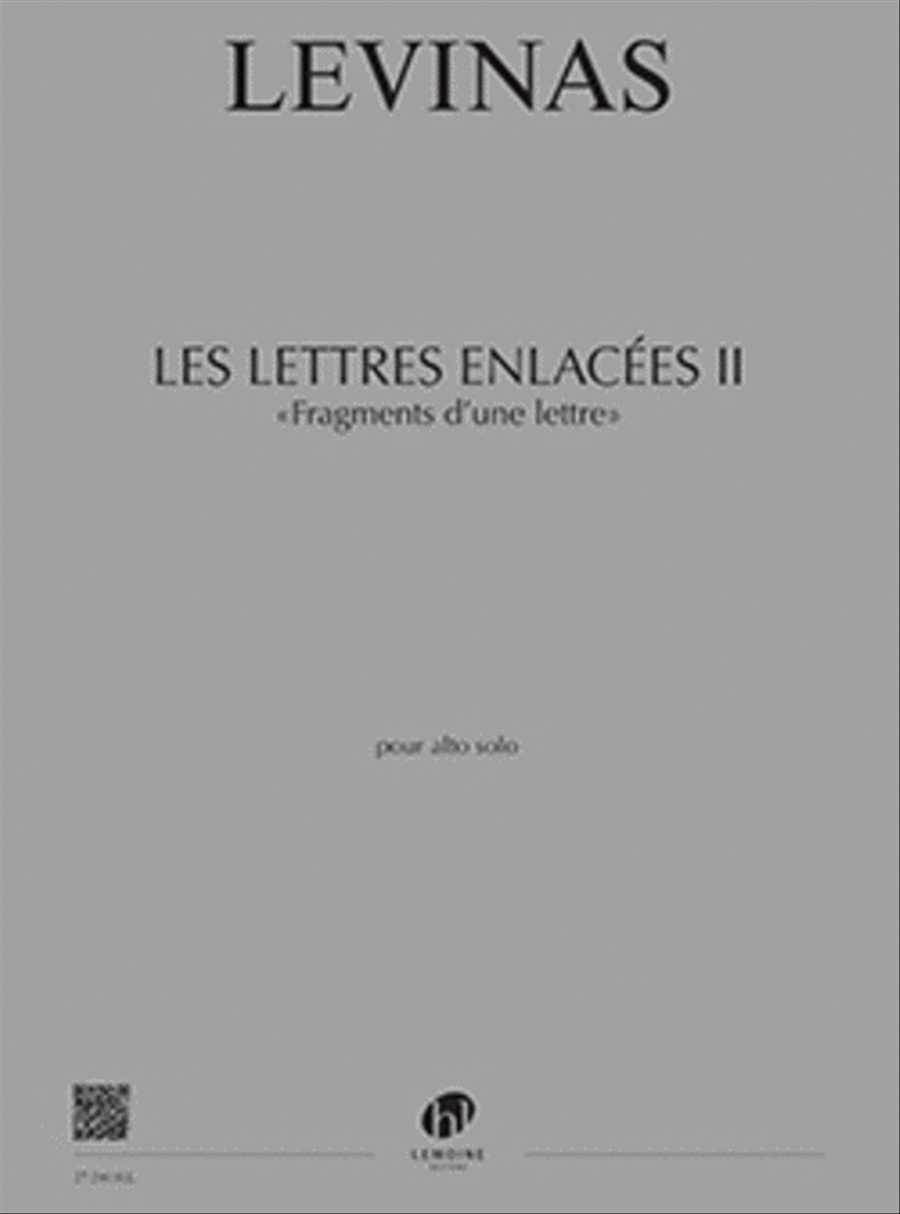 Les lettres enlacees II Viola Solo scores gallery preview page 1