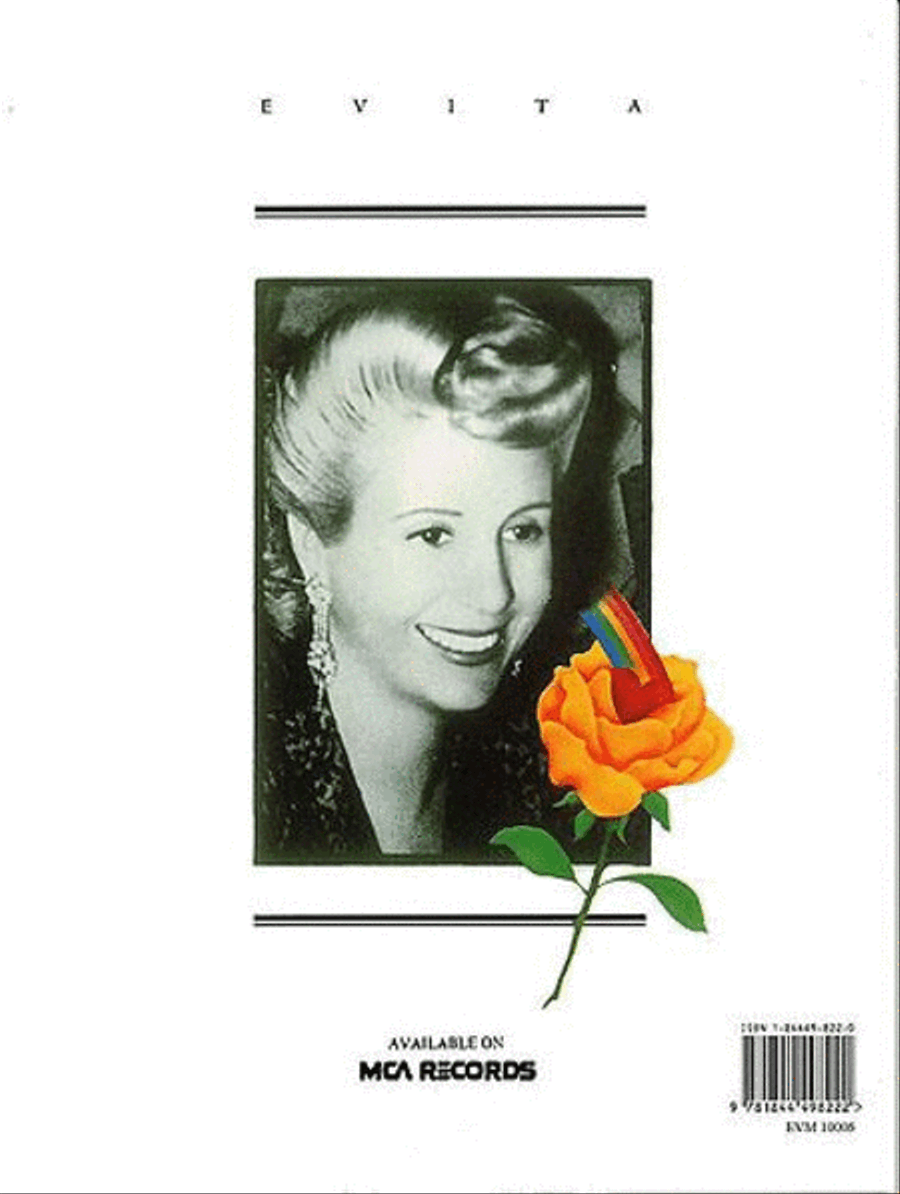 Evita - Vocal Selections Evita - Vocal Selections Piano, Vocal, Guitar scores gallery preview page 2