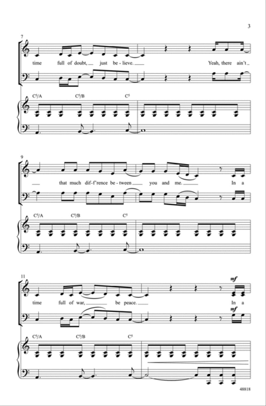Be a Light Be a Light Choir scores gallery preview page 2
