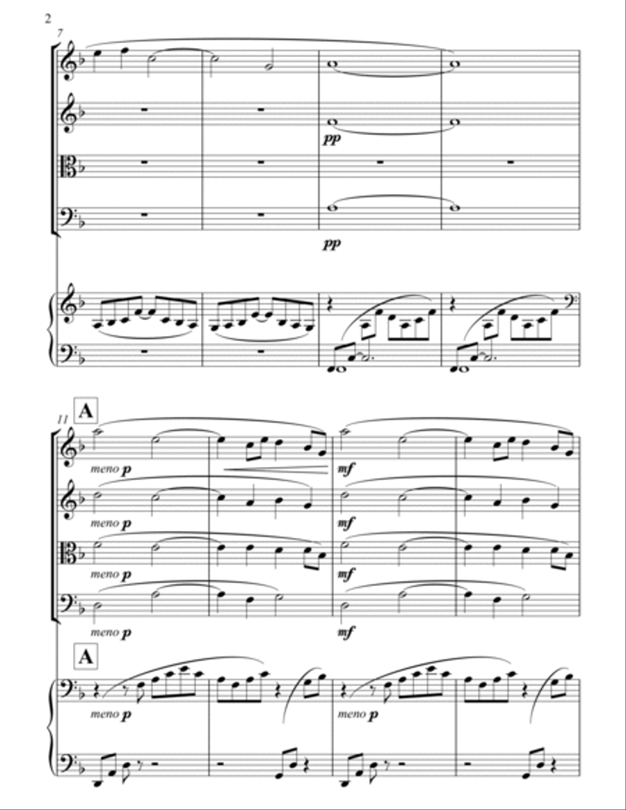 Rêverie Piano Quintet scores gallery preview page 3