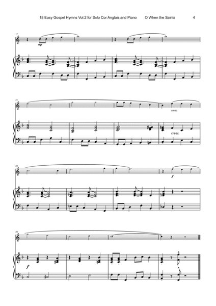 18 Gospel Hymns Vol.2 for Solo Cor Anglais and Piano