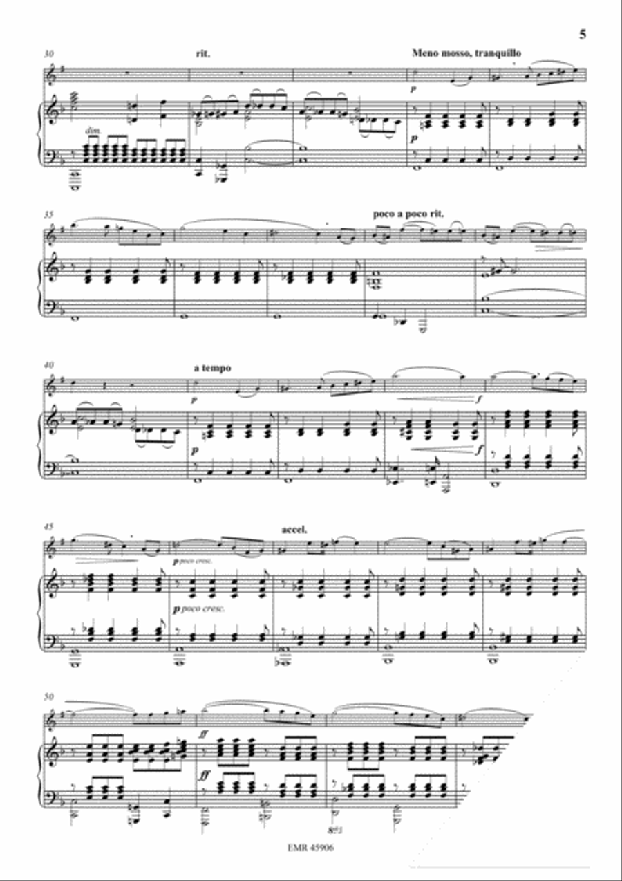 Poeme Poeme Clarinet Solo scores gallery preview page 6