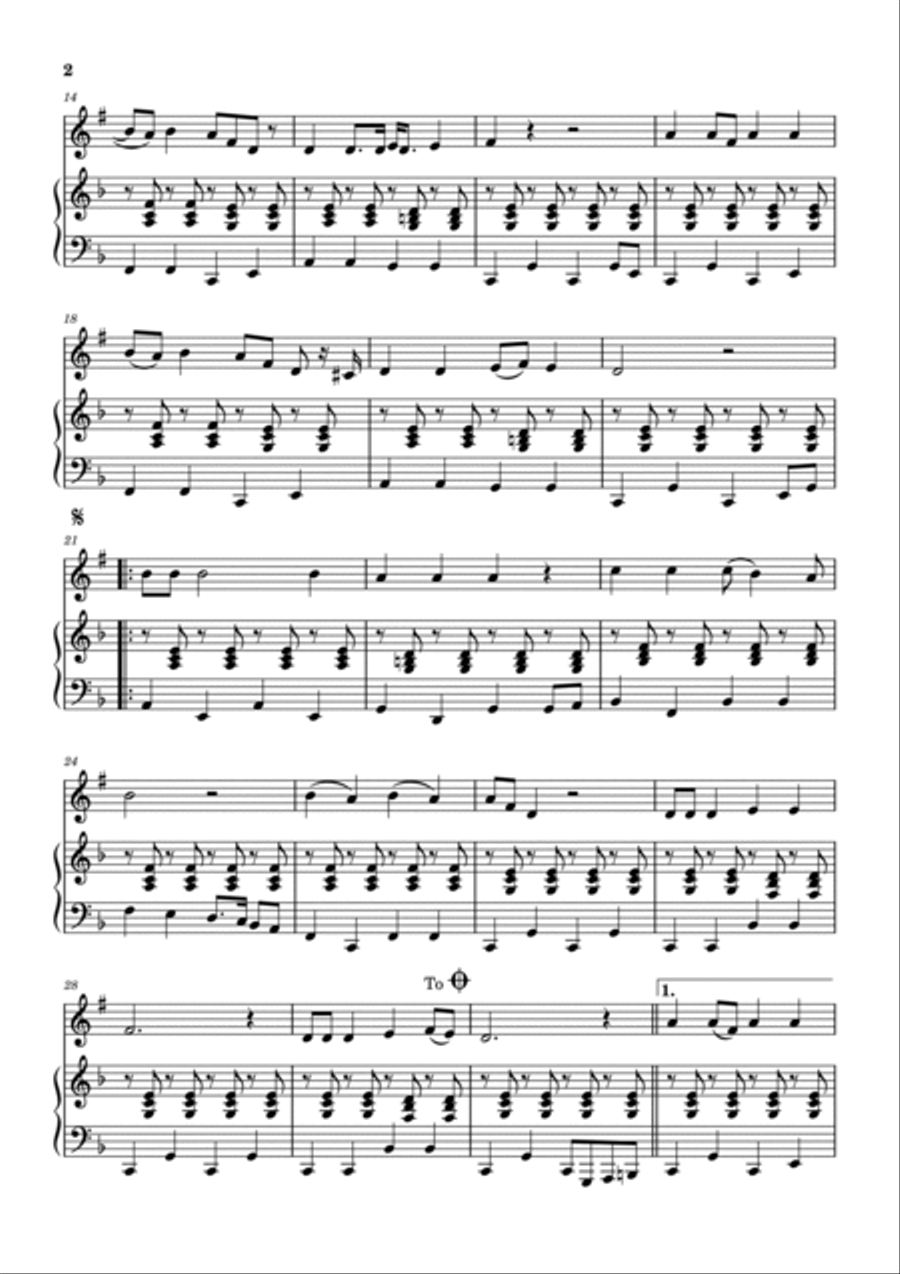 Rocky Top B-Flat Trumpet scores gallery preview page 3