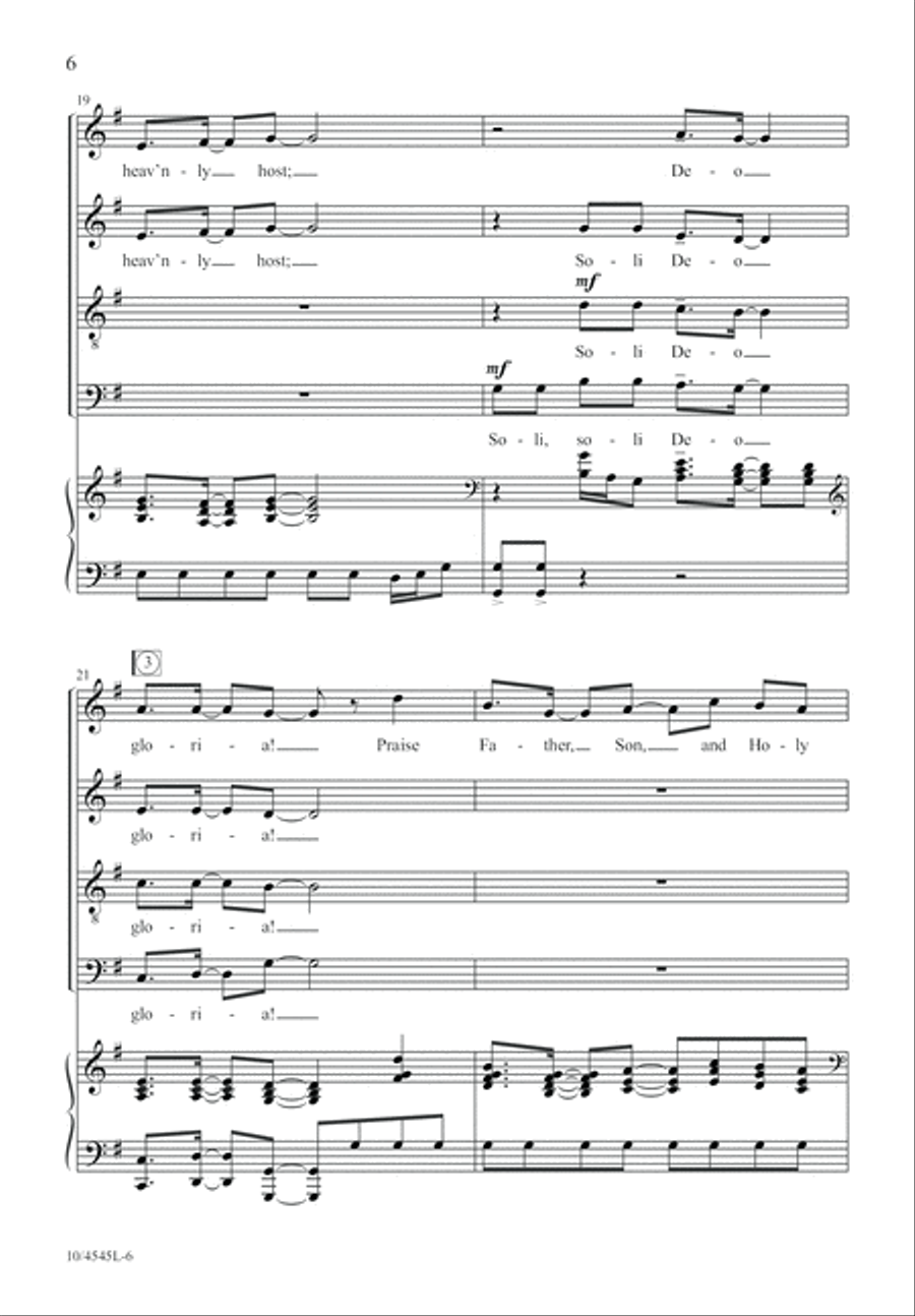 Soli Deo 4-Part scores gallery preview page 7