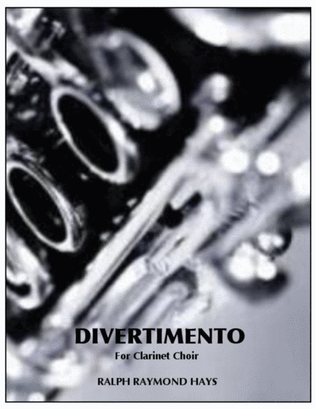 Book cover for Divertimento for Clarinet Quartet