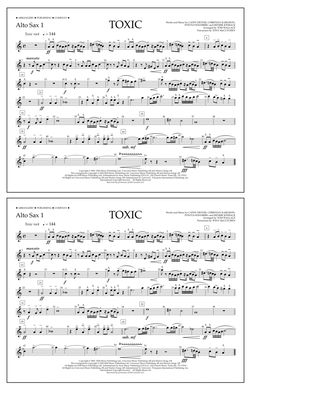 Toxic (arr. Tom Wallace) - Alto Sax 1
