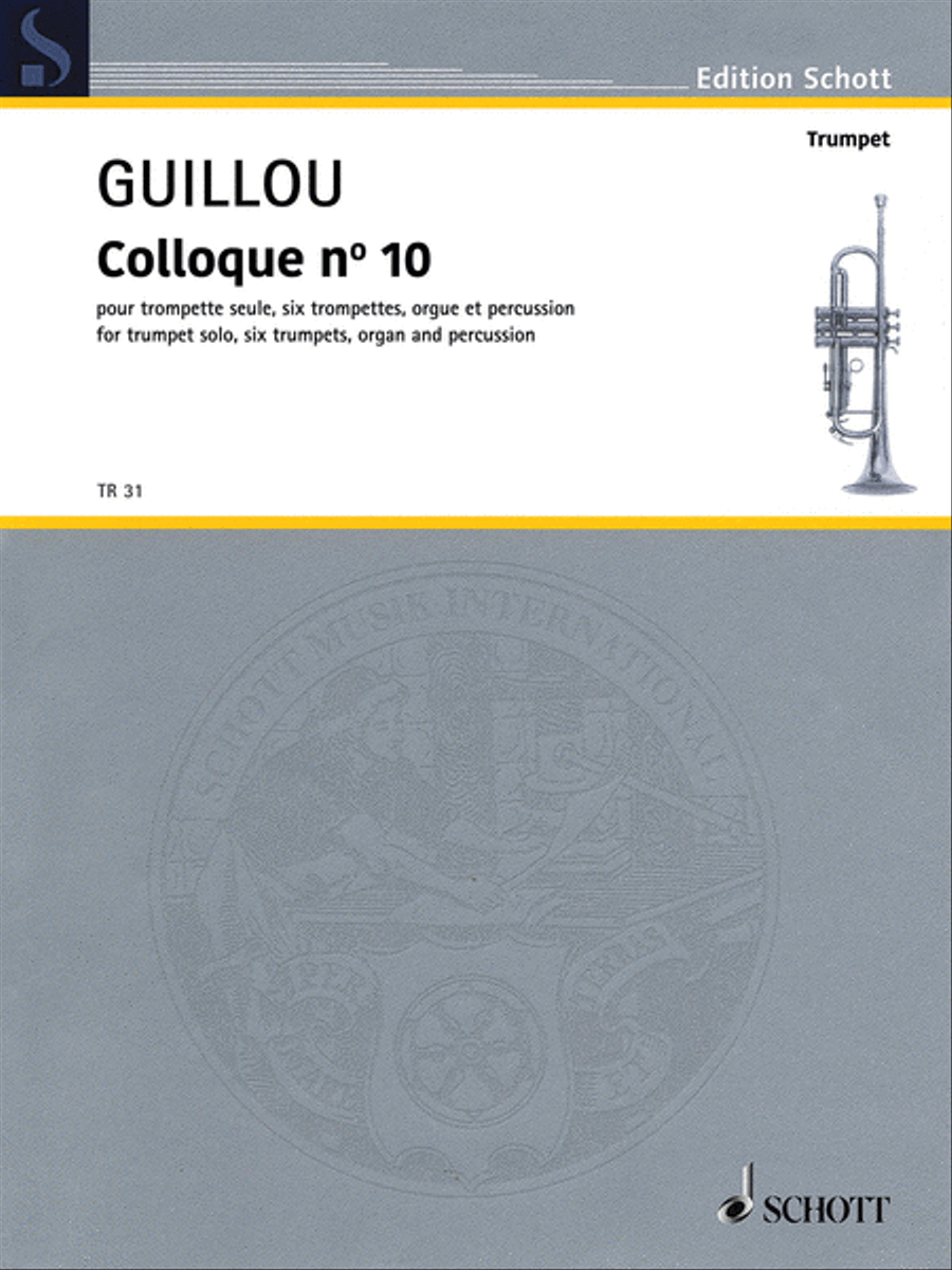 Colloque No. 10 Trumpet scores gallery preview page 1